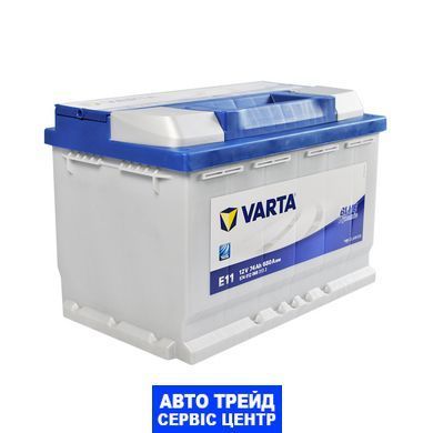 Автомобильный аккумулятор 12V [Euro] VARTA Blue Dynamic (E11) 74Ah 680A R+
