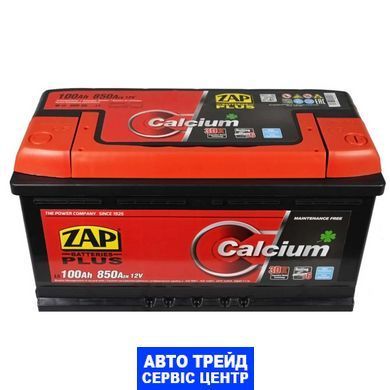 Автомобильный аккумулятор 12V [Euro] ZAP Plus (600 95) 100Ah 850A R+