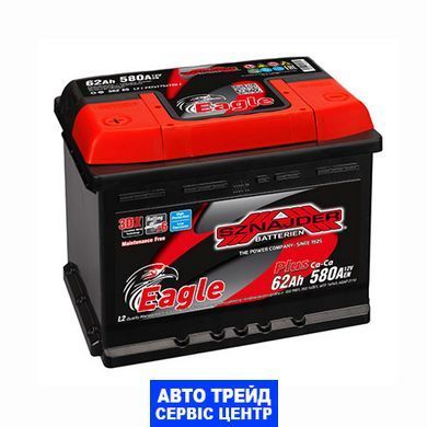 Автомобильный аккумулятор 12V [Euro] SZNAJDER Plus (562 96) 62Ah 580A L+