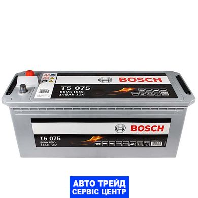 Автомобільний акумулятор 12V [Euro] BOSCH (T50 750) 145Ah 800A L+