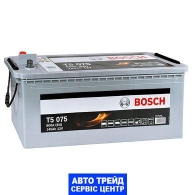 Автомобільний акумулятор 12V [Euro] BOSCH (T50 750) 145Ah 800A L+