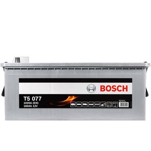 Автомобільний акумулятор 12V [Euro] BOSCH (T50 770) 180Ah 1000A L+
