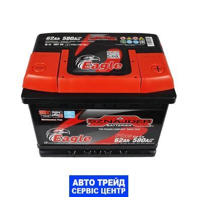 Автомобильный аккумулятор 12V [Euro] SZNAJDER Plus (562 95) 62Ah 580A R+