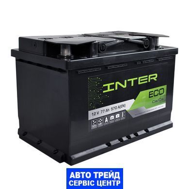 Автомобильный аккумулятор 12V [Euro] INTER Eco 77Ah 570A L+