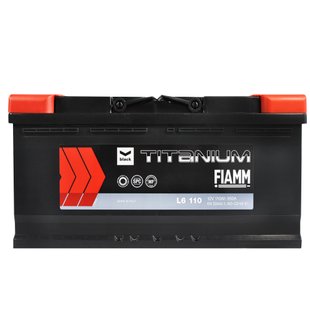 Автомобільний акумулятор 12V [Euro] FIAMM Titanium Black 110Ah 950А R+