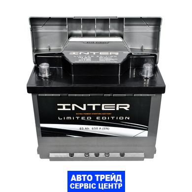 Автомобільний акумулятор 12V [Euro] INTER limited edition 65Ah 650A L+