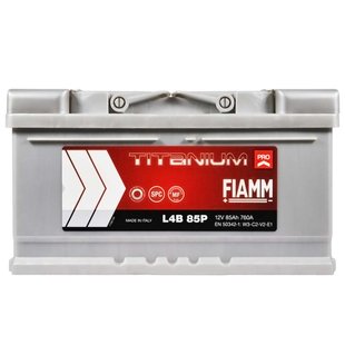 Автомобільний акумулятор 12V [Euro] FIAMM Titanium Pro 85Ah 760А R+