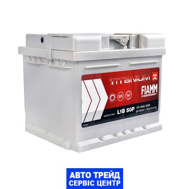 Автомобільний акумулятор 12V [Euro] FIAMM Titanium Pro 50Ah 520А R+