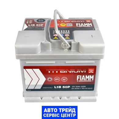 Автомобільний акумулятор 12V [Euro] FIAMM Titanium Pro 50Ah 520А R+