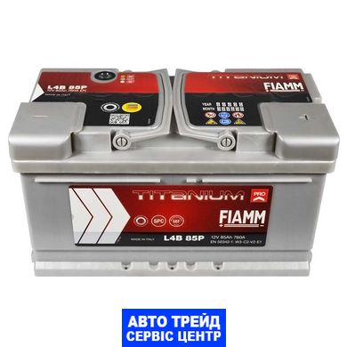 Автомобільний акумулятор 12V [Euro] FIAMM Titanium Pro 85Ah 760А R+