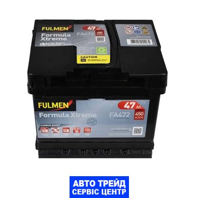 Автомобильный аккумулятор 12V [Euro] FULMEN Formula Xtreme (FA472) 47Ah 450A R+