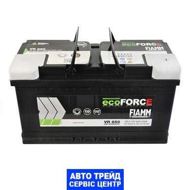 Автомобільний акумулятор 12V [Euro] FIAMM Ecoforce (VR850) AGM Start-Stop 95Ah 850А R+