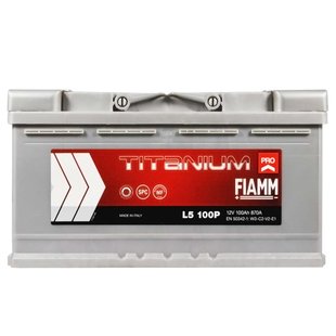 Автомобільний акумулятор 12V [Euro] FIAMM Titanium Pro 100Ah 870А R+