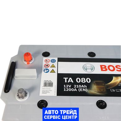 Автомобільний акумулятор 12V [Euro] BOSCH (TA0 800) AGM Start-Stop 210Ah 1200A L+