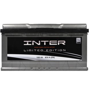 Автомобільний акумулятор 12V [Euro] INTER limited edition 100Ah 850A R+