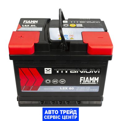 Автомобільний акумулятор 12V [Euro] FIAMM Titanium Black 60Ah 510A L+