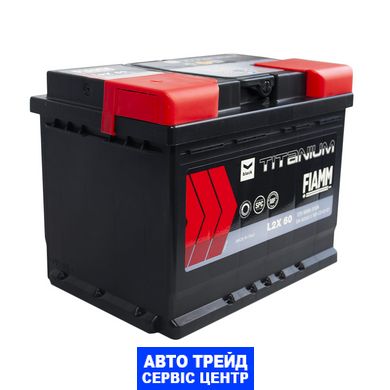 Автомобільний акумулятор 12V [Euro] FIAMM Titanium Black 60Ah 510A L+