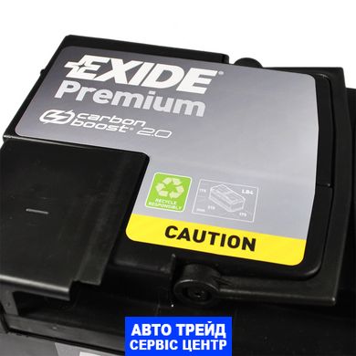 Автомобильный аккумулятор 12V [Euro] EXIDE Premium (EA852) 85Ah 800A R+