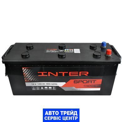 Автомобильный аккумулятор 12V [Euro] INTER Sport 140Ah 900A L+
