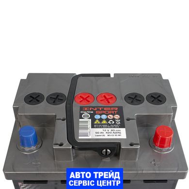 Автомобильный аккумулятор 12V [Euro] INTER Sport 50Ah 420A R+