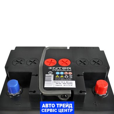 Автомобільний акумулятор 12V [Euro] INTER Premium 50Ah 480A R+