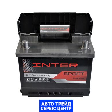 Автомобильный аккумулятор 12V [Euro] INTER Sport 60Ah 580A L+