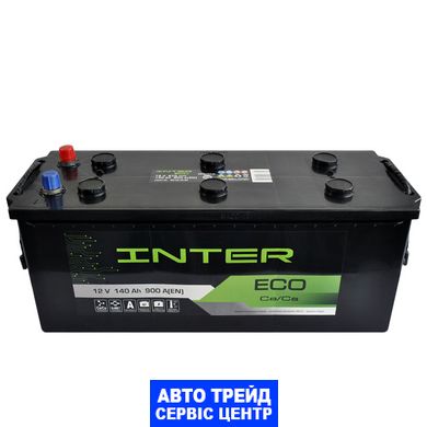 Автомобільний акумулятор 12V [Euro] INTER Eco 140Ah 900A L+