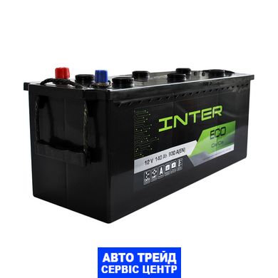 Автомобільний акумулятор 12V [Euro] INTER Eco 140Ah 900A L+