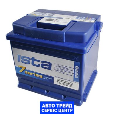 Автомобильный аккумулятор 12V [Euro] ISTA 7 Series 50Ah 480A R+