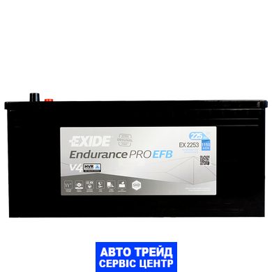 Автомобільний акумулятор 12V [Euro] EXIDE Endurance PRO HVR (EX2253) EFB Start-Stop 225Ah 1150A L+