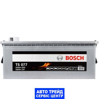 Автомобільний акумулятор 12V [Euro] BOSCH (T50 770) 180Ah 1000A L+