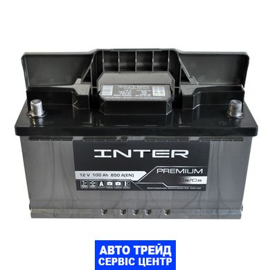 Автомобільний акумулятор 12V [Euro] INTER Premium 100Ah 850A R+