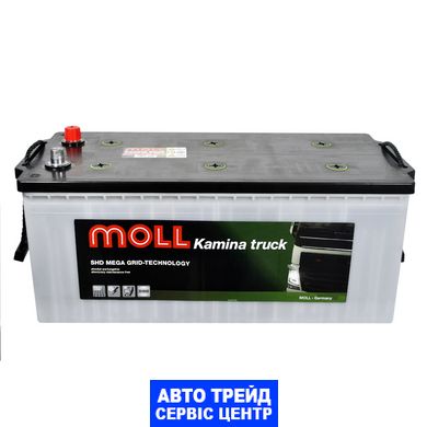 Автомобильный аккумулятор 12V [Euro] MOLLTruck SHD 180Ah 1000A L+