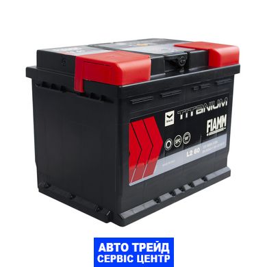 Автомобільний акумулятор 12V [Euro] FIAMM Titanium Black 60Ah 510А R+