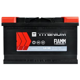 Автомобільний акумулятор 12V [Euro] FIAMM Titanium Black 95Ah 850А R+