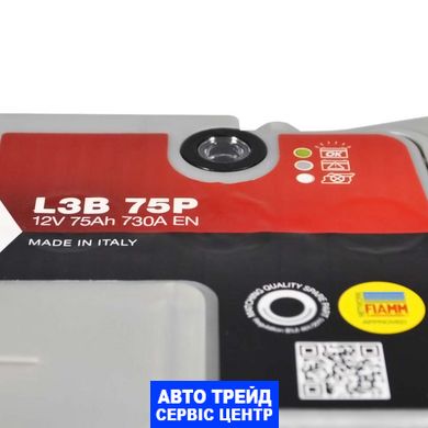 Автомобільний акумулятор 12V [Euro] FIAMM Titanium Pro 75Ah 730А R+