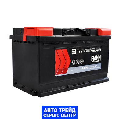 Автомобільний акумулятор 12V [Euro] FIAMM Titanium Black 95Ah 850А R+