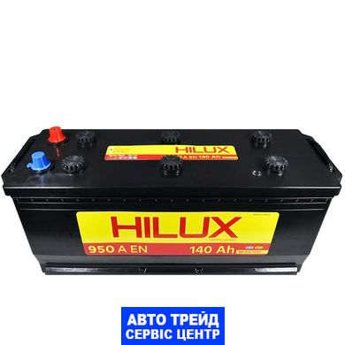 Автомобільний акумулятор 12V [Euro] HILUX Black 140Ah 950A L+