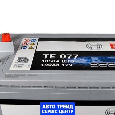 Автомобильный аккумулятор 12V [Euro] BOSCH (TE0 777) EFB Start-Stop 190Ah 1050A L+