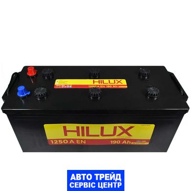 Автомобільний акумулятор 12V [Euro] HILUX Black 190Ah 1250A L+