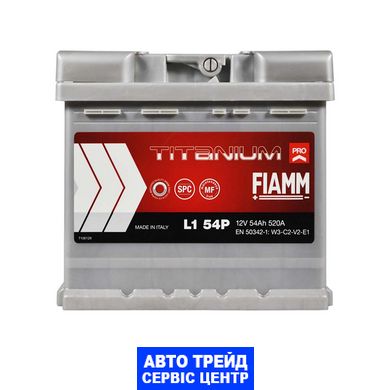 Автомобільний акумулятор 12V [Euro] FIAMM Titanium Pro 54Ah 520А R+