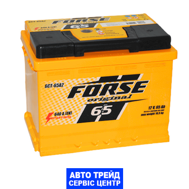 Автомобільний акумулятор 12V [Euro] FORSE 65Ah 640A R+