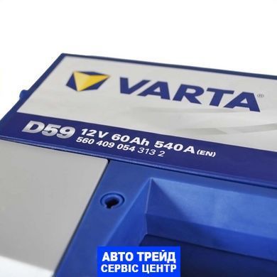 Автомобильный аккумулятор 12V [Euro] VARTA Blue Dynamic (D59) 60Ah 540A R+