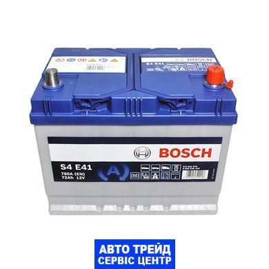 Автомобильный аккумулятор 12V [Asia] BOSCH (S4E 410) EFB Start-Stop 72Ah 760A R+