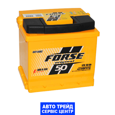 Автомобільний акумулятор 12V [Euro] FORSE 50Ah 480А L+