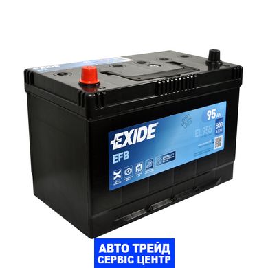 Автомобільний акумулятор 12V [Asia] EXIDE (EL955) EFB Start-Stop 95Ah 800A L+