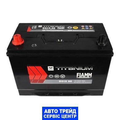 Автомобильный аккумулятор 12V [Asia] FIAMM Titanium Black 95Ah 760А L+
