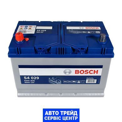 Автомобильный аккумулятор 12V [Asia] BOSCH (S40 290) 95Ah 830A L+