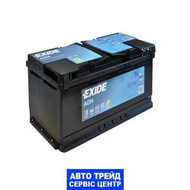 Автомобільний акумулятор 12V [Euro] EXIDE (EK960) AGM Start-Stop 96Ah 850A R+