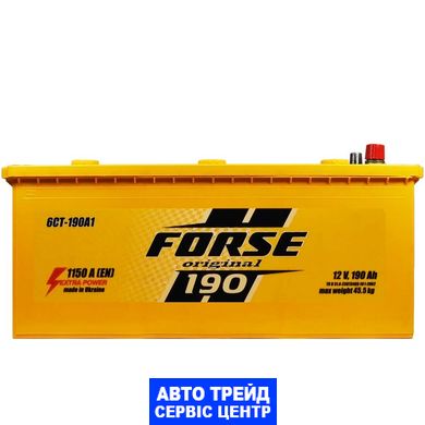 Автомобільний акумулятор 12V [Euro] FORSE 190Ah 1150A L+